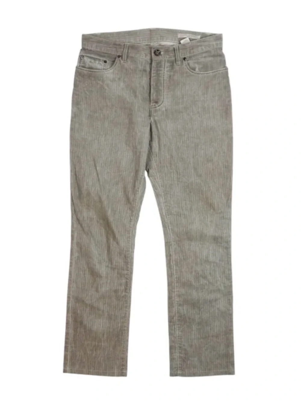 John Varvatos USA Gray Linen Classic Straight Pants Men’s 34 Coastal Luxury NWOT